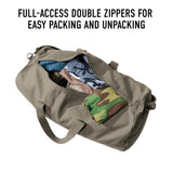 Rothco Canvas Shoulder Duffle Bag Duffel Gym Bag for Men Women Sports Duffel Bag, Olive Drab, 19 Inches