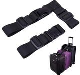 2 Pcs Luggage Straps for Suitcases, Adjustable T-Type and Dual Fastening Straps Travel Attachment Travel Accessories for Securely Linking Suitcases, Bags & Wheelchairs