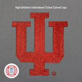 JanSport NCAA Officially Licensed Backpack, Indiana Hoosiers, Superbreak Plus with Padded 15'' Laptop Sleeve, Spacious Computer Bag for Men & Women, Durable Daypack with Bottle Pocket, Graphite Grey