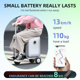 Airwheel SE3S Smart Rideable Suitcase Electric Luggage Scooter For Travel (silver)