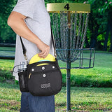 QOGIR Lightweight Disc Golf Bag: Durable Disc Golf Bag with 8+ Disc Capacity, Introductory Discs Golf Bag, Holds Water Bottle and Accessories, Great for Beginners