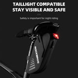 ROCKBROS Bike Seat Bag, Waterproof 0.6L Bike Seat Bag Frame Bag, Lightweight Bike Saddele Bag Top Tube Bag, Bike Accessories for Mountain MTB Road Foldable Bikes