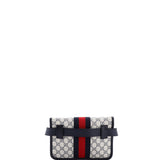 Gucci, Pre-Loved Ophidia Flap Belt Bag GG Coated Canvas with Leather, Blue
