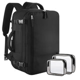 Sinaliy Large Travel Backpack for Women Men, Expandable 40L Carry On Backpack, 17 Inch Laptop Backpack College Bookbag, Waterproof Travel bag as Person Item Flight Approved