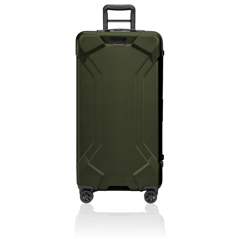 Briggs & Riley 32" Extra Large Trunk Spinner - Checked Luggage for Travel, Suitcases with Wheels, Hardside Rolling Bag for Men & Women, Self-Repairing Zipper - Torq Collection, Hunter Green