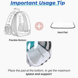 Lollimeow Cat Carrier Backpack, Expandable Bubble Pet Carrier for Cats and Small Dogs, Airline Approved Travel Backpack for Hiking, Walking & Outdoor Adventures - Supports up to 16 lbs