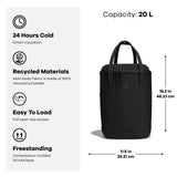 Hydro Flask Cooler Backpack - Insulated Portable Soft Cooler - 20 L Capacity in Agave Green
