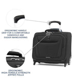 Travelpro Maxlite 5 Softside Lightweight Rolling Underseat Tote Upright 2 Wheel Bag, Men and Women, 14-Inch — Black