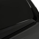 ECOTRIC 5" Stretched Extended Saddle Bags Compatible with 2014-2024 Harley Davidson Touring Street Glide Road Glide Road King Electra Glide Ultra Classi Hard Saddlebags Black