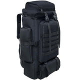 Ogetok 80L Hiking Backpack Camping Rucksack, 80 liters Large Capacity Outdoor Knapsack Travel Climbing Mountaineering Carry On Backpack Bag, Trekking Backpacking for Men Women, Black