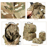MT Military MOLLE 2 Medium Rucksack with External Frame 2.0 3Day Army Medium Ruck, Assault Backpack with medical pack for Camping, Hiking, Bug Out