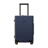 LEVEL8 Elegance Luggage Set, PC Matte Hardshell Suitcases - Navy Blue, 20/24 Inch
