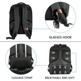 KROSER Laptop Backpack Large Computer Backpack Fits up to 17.3 Inch Laptop with USB Charging Port Water-Repellent Travel Backpack Casual Daypack for Business/College/Women/Men-Charcoal Black