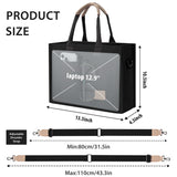 Canvas Tote Bag for Women Crossbody Work Purse with Pockets Top Handle Handbag Satchel Bags for Travel Nurse Teacher