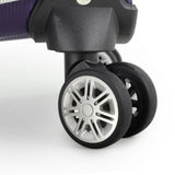 Traveler's Choice Lares Softside Expandable Luggage with Spinner Wheels, Purple, Checked 30-Inch