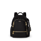 Tumi Women's Celina Small Backpack, Black/Gold, One Size