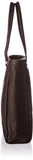 Piel Leather Vertical Laptop Tote, Chocolate, One Size