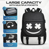 GRENDS Backpack for Boys Kids Bookbag for Elementary Middle Schoolbag for Boys Backpack Children Teens Waterproof Lightweight Casual Daypack with Lunch Bag Set
