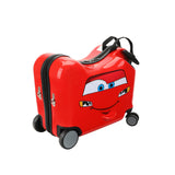 Disney's Cars Lightning McQueen Ride-On 18" Suitcase For Kids & Toddlers
