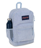 JanSport Cross Town Plus Remix Backpack - Padded Back Panel, Laptop Sleeve, and Front Pocket Organizer - Blue Dusk Corduroy