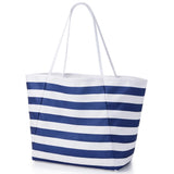 KALIDI Beach Tote Bag for Women Large Waterproof Sandproof Shoulder Handbag Packable Grocery Bag Casual Hobo Purse for Beach Picnic Vacation Essentials