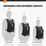 SKYSPER Small Hiking Backpack - 15L Travel Daypack Lightweight Bag Water Resistant Hiking Backpacks for Women Men