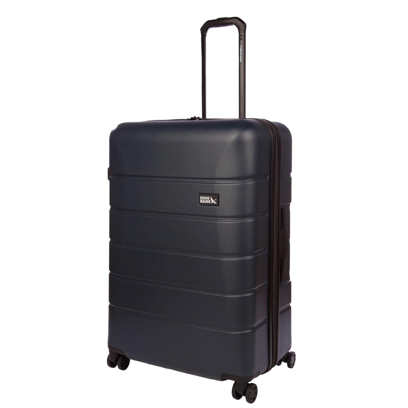 Eddie Bauer Glacier Carry-On 22" Luggage | Hardside | Spinner Wheels | Expandable | Lightweight | Travel Essentials - Storm Blue