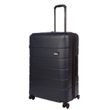 Eddie Bauer Glacier Carry-On 22" Luggage | Hardside | Spinner Wheels | Expandable | Lightweight | Travel Essentials - Storm Blue