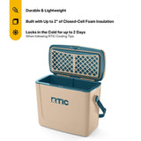 RTIC 16 Qt Road Trip Cooler, Hard Insulated Portable with Strap and Handle for Outdoor, Beach, Picnic, Camping, Sports, Travel, Beach/Marine
