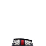 Gucci, Pre-Loved Ophidia Flap Belt Bag GG Coated Canvas with Leather, Blue