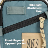 Topo Designs Mini Shoulder Bag - Over the Shoulder Bag for Daily Carry Essentials, Fanny Pack Carry Option, Bike Light Attachment Loop, Designed in Sunny Colorado (Ash Green)