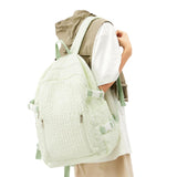 weradar Lightweight Middle School Bag For Teens Girls Boys,Kawaii Backpack For College Students,Aesthetic Bookbag,Cute School Backpack For Women Casual Daypack(Mint Green)
