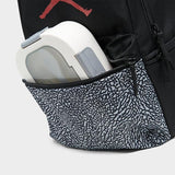 Nike Jordan HBR Air Back Pack, Black/Elephant Print, L