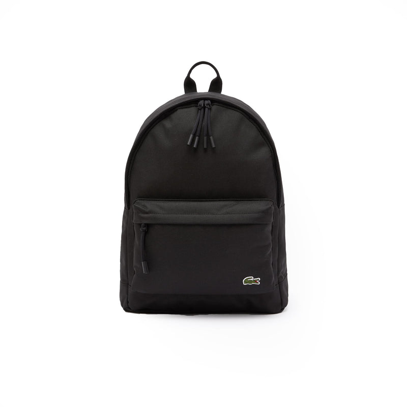 Lacoste Men's Sinpople Monogramme Backpack, Black, One Size