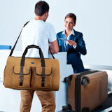 WELKINLAND 48H Garment Duffle Bags For Travel,10-Pockets Carry On Garment Bag, 3 Suit Travel Bags, 62L 2-In-1 Garment Duffel Bag, Convertible Garment bag, Boardable Garment Bag