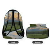 STVNKML Teton Peaks Backpack 16in Schoolbag Fashion Backpacks Travel Bookbags Bags Casual Day Pack