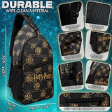Get Trend Harry Potter Gifts Crossbody Bags for Girls Teens Women Cute Sling Travel Bag for Phone Money Essentials (Black Harry Potter)