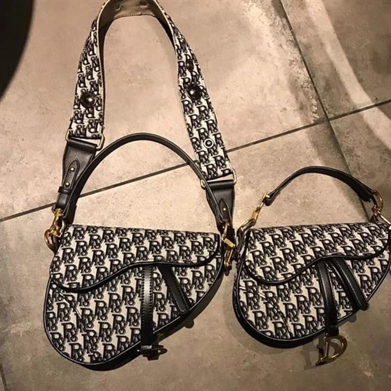 Vintage Saddle Bag for Women - Stylish Crossbody Handbag, Versatile Shoulder Purse, Trendy Equestrian Tote