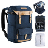 K&F CONCEPT Camera Backpacks for Photographers Travel Bag for Tripod Camera Lence Accessory with laptop compartment and Rain Cover Waterproof Multi-Functional Camera Bags for Dslr Cameras Black