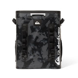 Quiksilver Zipperless Backpack Cooler 30L, Holds 36 Cans, 48 Hour Insulation, Leakproof & Waterproof Design, Heavy Duty TPU, IPX7, Padded Straps, Kangaroo Pockets, Bottle Opener (Tie-Dye)