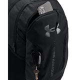 Under Armour Unisex-Adult Hustle 6.0 Backpack, (003) Black/Black/Black, One Size Fits Most