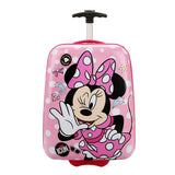 Disney Minnie Mouse Bows & Shooting Stars Black & Pink 16.5" Rolling Luggage