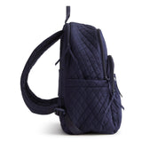 Vera Bradley Women's Premium Cotton Bancroft Backpack, Peacoat, One Size