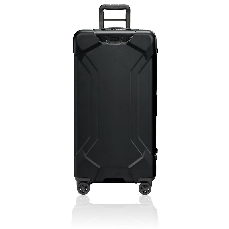 Briggs & Riley 32" Extra Large Trunk Spinner - Checked Luggage for Travel, Suitcases with Wheels, Hardside Rolling Bag for Men & Women, Self-Repairing Zipper - Torq Collection, Stealth Black