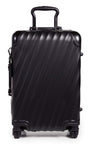 TUMI Men's 19 Degree Aluminum International Carry On Suitcase, Matte Black, One Size