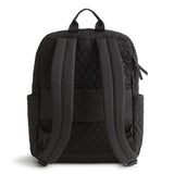 Vera Bradley Women's Premium Cotton Large Bancroft Backpack, Moonless Night, One Size