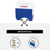 Igloo Playmate Pal Cooler, Blue/White, 7 Qt