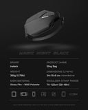 Inateck Sling Bag X, Multi-pocket Crossbody Shoulder Chest Bag with Adjustable Shoulder Strap, Water-resistant Waist Fanny Pack for Men, Women, Travel, Daily Use, Cycling, Hiking, Black, Large