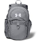 Under Armour Men's Lacrosse Backpack, Steel (035)/White, One Size Fits All