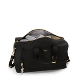 Tumi Unisex Rhys Expandable Duffel, Black/Gold, One Size